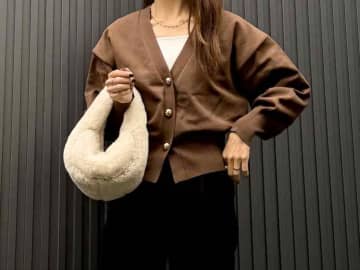 流行りの「ブラウン」どう着る？【Bonjour Sagan】カーデを主役にした「着回しコーデ」