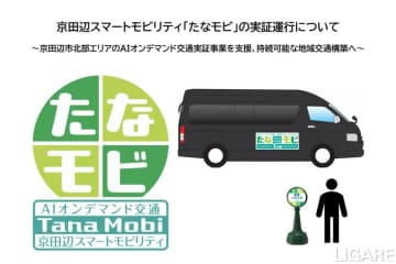 日産らの合弁会社、AIオンデマンド交通実証を京都府京田辺市で実施