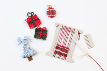 すきま時間にミニ織物を楽しんでみませんか？ Cohana／コハナ DMC×Cohana ポケおり缶 ホワイト