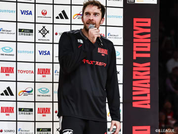 アルバルク東京のバランスキーがB1個人通算500試合出場を達成「いろいろな人に感謝したい」