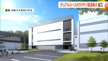 「平時から動かし有事に対応する」パンデミック用ワクチンなどデュアルユースの製造拠点　菊池市でKMバイオロジクスが起工式【熊本発】