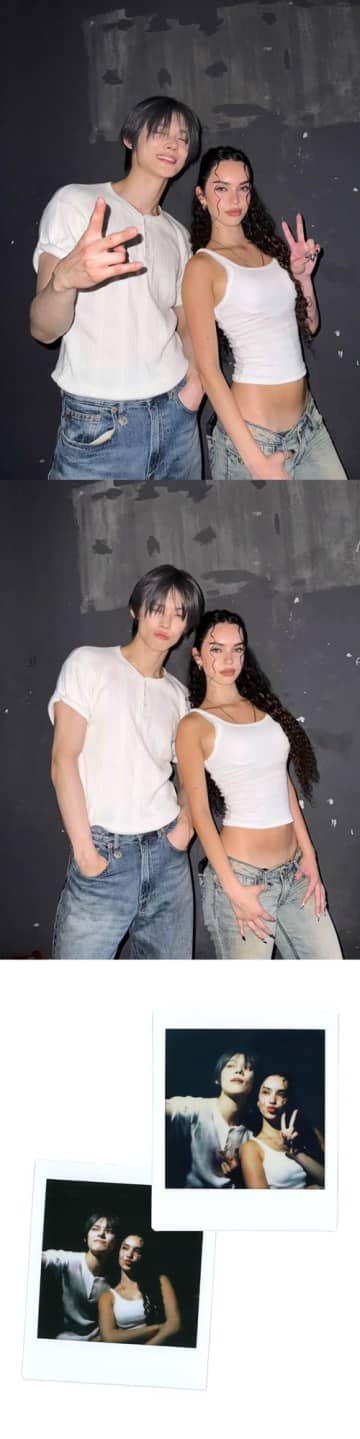 TXT・ヨンジュン、後輩ガールズグループメンバーとの“シミラールック”SHOT公開！【PHOTO】