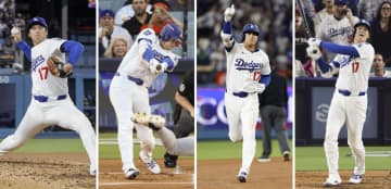 大谷「伝説的瞬間」に選出　二刀流で活躍の優勝決定S