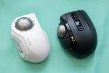 エレコム、小型トラックボール「bitra」が復活。ホワイト追加、Bluetooth/2.4GHz両対応に