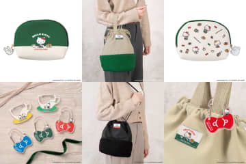 珈琲館「ハローキティ」とコラボした福袋「ハッピーバッグ2026」発売。ころんとかわいいボア巾着バッグやポーチなど