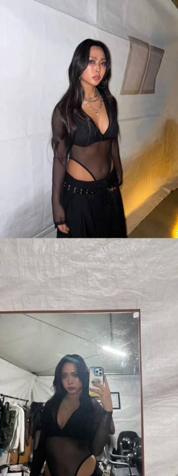 「これダンス？性行為じゃん」発言で炎上のHoney J、透け透け“ハイレグ”衣装で際立つボリューム感【PHOTO】