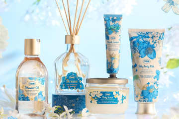 SABON「ジャスミン・ワンダー」26年春も、“ブルージャスミン”香るボディスクラブやシャワーオイル