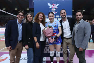 石川真佑がチーム最多20得点でMVP！ ノヴァーラを連敗ストップに導く【セリエA女子】