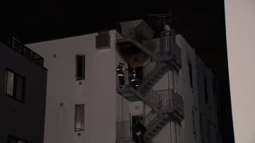 集合住宅火災の死者3人に　病院搬送4人のうち1人の死亡を新たに確認　大阪市西成区