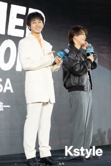 【PHOTO】Travis Japan 松田元太＆中村海人「ディズニープラス・オリジナル・プレビュー2025」に登場！