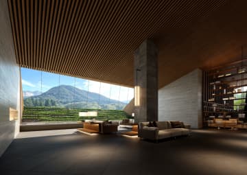 小田急、仙石原「箱根ハイランドホテル」2027年秋リニューアル。全65室すべて温泉付き、鮨屋や個室スパも設置