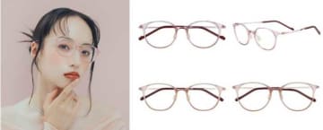 マキアージュ×Zoffが初コラボ♡“血色感メガネ”で叶える多幸感フェイス