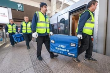 北京、高速鉄道を利用した高速配達便が「ダブル11」を後押し―中国