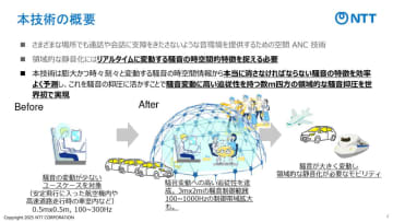NTT、GPUを利用した騒音環境下でも会話できるノイズキャンセリング技術