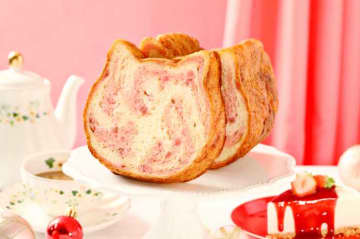 ねこねこ初のクリスマス限定♡ストロベリーチーズケーキ食パン登場