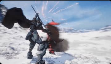 「まるでエスカフローネ」海外開発者の巨大ロボ剣戟ゲームの試作映像が話題呼ぶ。「このゲームで遊びたい！」「アニメのワンシーンみたい」などさまざまな反響