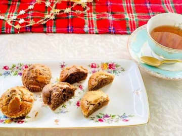 ふわふわ2種の米粉ケーキ