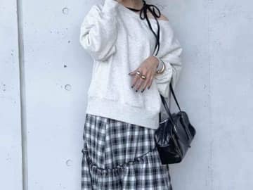 1枚で着こなし何通り？！【しまむら】破格の可愛さ♡「リボン付きスウェット」