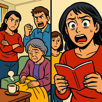 「親の年金を当てにしてるんでしょ？」と疑う義姉が、義母の通帳を見て顔色が変わったワケ【短編小説】
