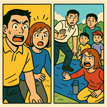 「私たちの場所よ！」運動会で場所取り禁止を無視する家族。まさかの言い訳にその場が凍りつく【短編小説】