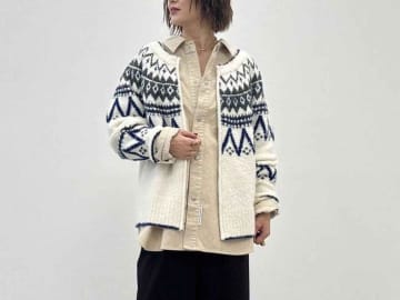 1点投入でこなれ見え！ コーデの主役になる【ノルディックニット】