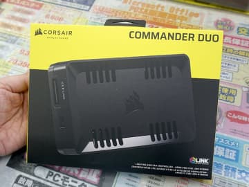 iCUE LINKハブと連携可能なコントローラー「COMMANDER DUO」がCORSAIRから