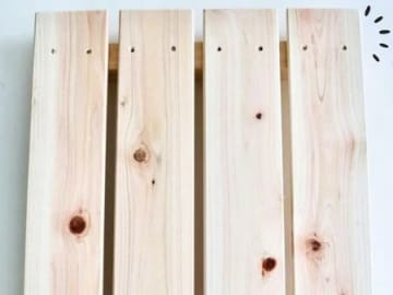 【100均】すのこでナチュラルおしゃれな「ミニドレッサー」ができちゃった！驚くほど簡単にできますよ♡