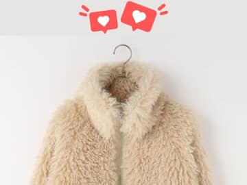 冬コーデを華やかに♡ ふわっふわで触りたくなる【ファー風ブルゾン】