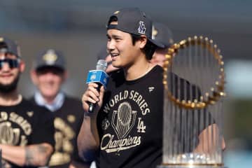 【MLB】4度目MVPの大谷翔平……ライバルのソトとシュワーバーに「競い合えたことが良かったと思う」と感謝伝える