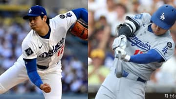 受賞の瞬間妻の真美子さんとデコピン抱きしめ…大谷翔平満票で3年連続4度目MVP「すべての人に感謝したい」