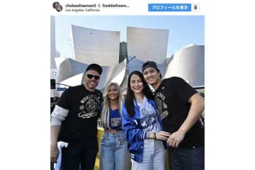 ド軍主砲の元モデル妻も大谷翔平MVPを祝福　真美子さんも…秘蔵4ショットを公開
