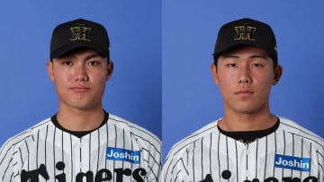 【阪神】西純矢＆戸井零士と育成契約　背番号は西が「120」、戸井が「121」に