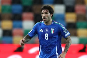 首位浮上には9点差勝利が必須に…イタリア代表MFトナーリがノルウェー戦へ「大きな意味を持つ」