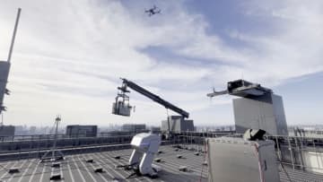 三井不動産×KDDIスマートドローン、 日本初、高層ビル屋上でのAIドローンの遠隔飛行実証実験を実施