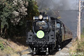 【秩父鉄道】11月14日は「埼玉県民の日」。SLパレオエクスプレスが「SL埼玉県民の日号」として運行される