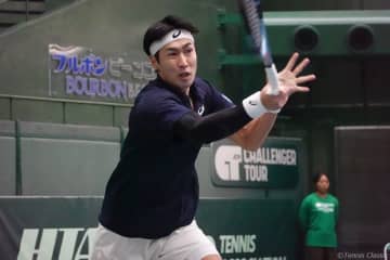 綿貫陽介 3年ぶり4度目のベスト4！準決勝で第1シードと激突「のびのびプレーしたい」[兵庫ノアチャレンジャー]