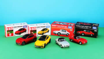 トミカ新車 11月は「フェラーリ プロサングエ」「トヨタ スポーツ800」が登場！世界に誇れるライトデューティSUV、スーパーカーの雛形とも称されるクルマがトミカに！