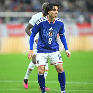 「いいスピードのパスをくれた」2戦連発の日本代表MFがアシストしたボランチに賛辞!ガーナの脅威となるも“意外”だった反省の弁「最後のクオリティがもっと…」