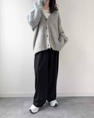 防寒もおしゃれも【しまむら】で！ 大人に似合う「ふわふわカーデ」