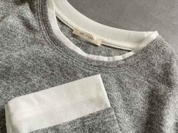 1枚で「レイヤード」が完成！【しまむら】洋服迷子さんにおすすめ♡「重ね着風ロンT」