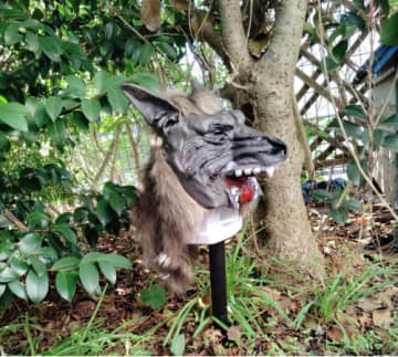 災害級の熊対策に！「大音量×光×狼」の威圧感で驚かせる「猛獣ブロックW-1」