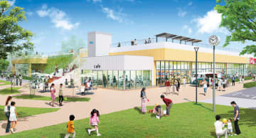 商業施設と公園を一体整備　スーパーベルクが28年3月にオープン予定　埼玉・入間　土地区画整理事業で確保されていた土地　民間事業者を公募　屋上に人工芝の広場やジョギングコースも