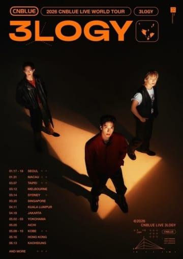 CNBLUE、日本3都市でも！ワールドツアーを開催決定…2026年1月より韓国でスタート