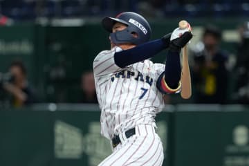 22歳・西川史礁が存在感！ 同点２点適時二塁打など躍動、WBC代表入りへロッテ新星が猛アピール【侍ジャパン】