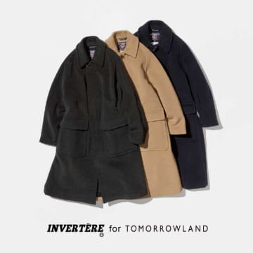 英国の品格と都会的モード♡トゥモローランド×INVERTEREの別注コート