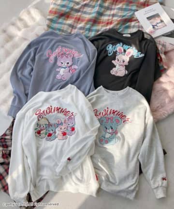 AS KNOW AS plusとSWIMMERが再びコラボ♡キュートなスウェットをチェック！