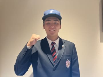 西武、育成2位・今岡と入団交渉「ワクワクしています」