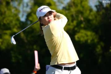 2カ月ぶり“個人戦”はトリプルボギーも　西郷真央は8打差で最終日へ「攻めるゴルフを」