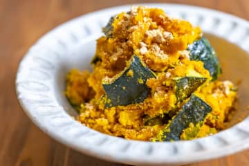 こんなの初めて！？たった10分でおいしすぎる「かぼちゃのみそきなこ和え」