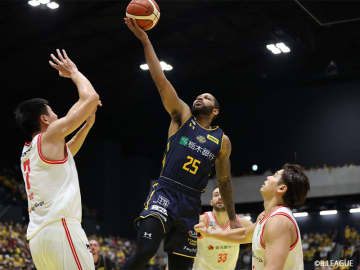 宇都宮ブレックスが千葉ジェッツに快勝…ニュービルが25得点の活躍、地区上位対決連勝